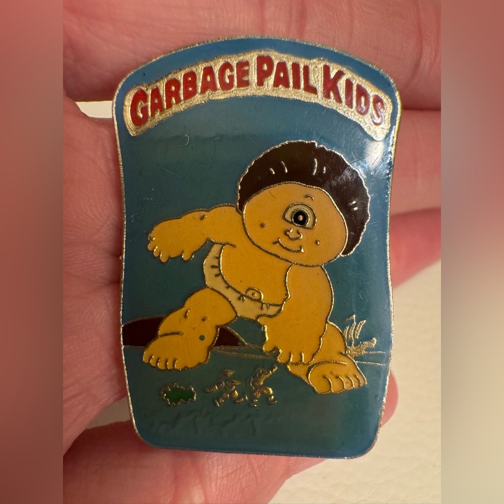 Rare Vintage Garbage Pail Kids Enamel Pin
